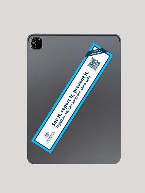 See it, Report it, Prevent it – Submit a Safety Report Sticker – CASA ...