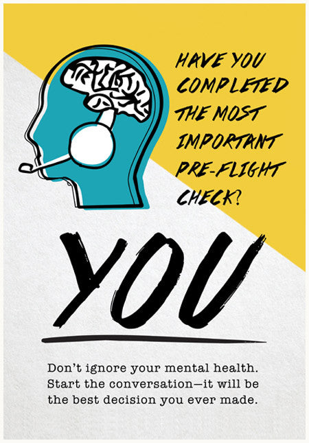 Pilot wellbeing poster