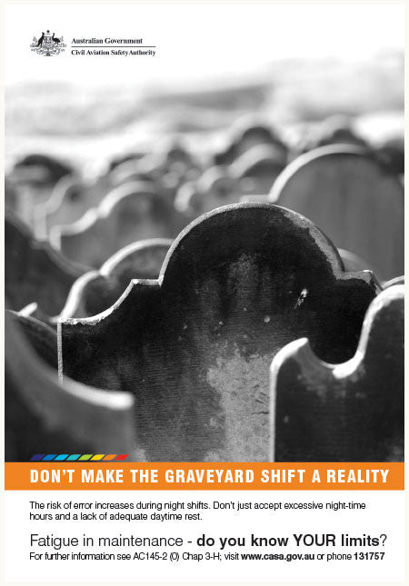 Maintenance poster - Don't make the graveyard shift a reality
