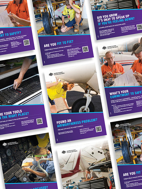 Maintenance safety posters – Bundle pack – CASA Online store