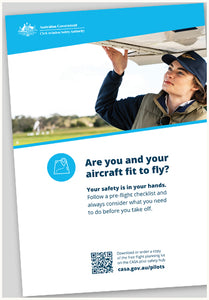 Are you and your aircraft fit to fly? poster