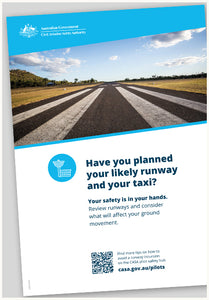 Have you planned your runway and taxi? poster