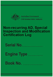 Non-recurring AD, special inspection and modification certification log
