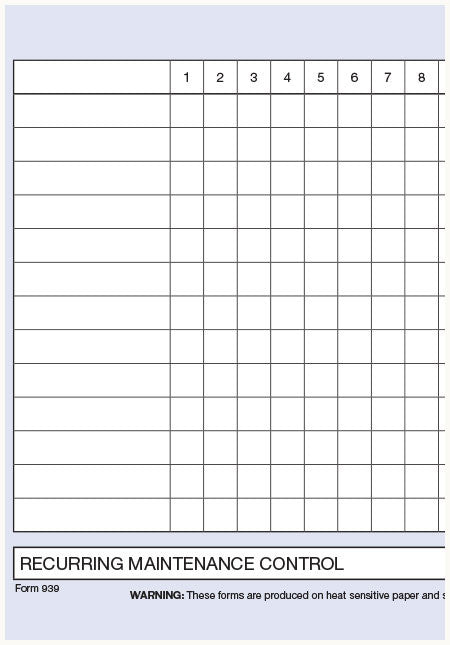 Recurring maintenance control record - Continuation sheet – CASA Online ...