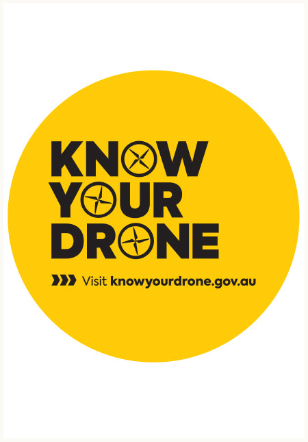 Know your drone sticker