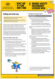 Drone lesson plan for secondary teachers