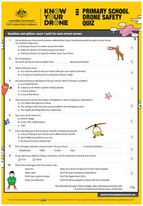 Drone quiz questions for primary students