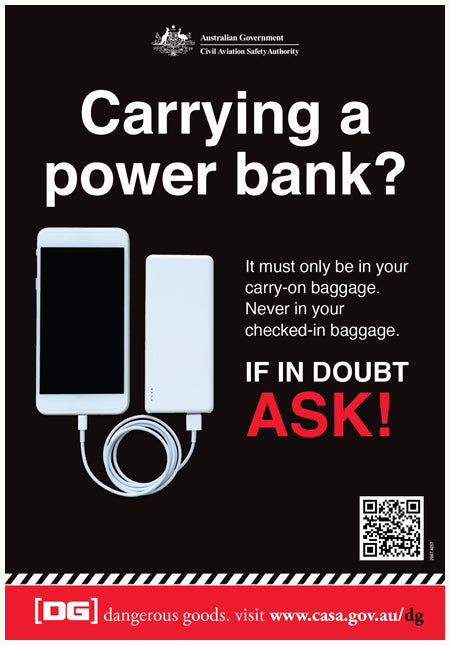 Carrying a power bank? A4 poster (download only)