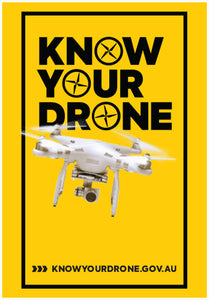 Know your drone - Safety rules card